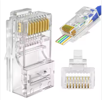 Transparent Modular Plugs Ethernet Cable